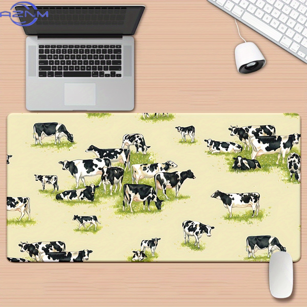 Cow Mat Rubber - Один настольный коврик XXL с коровьим