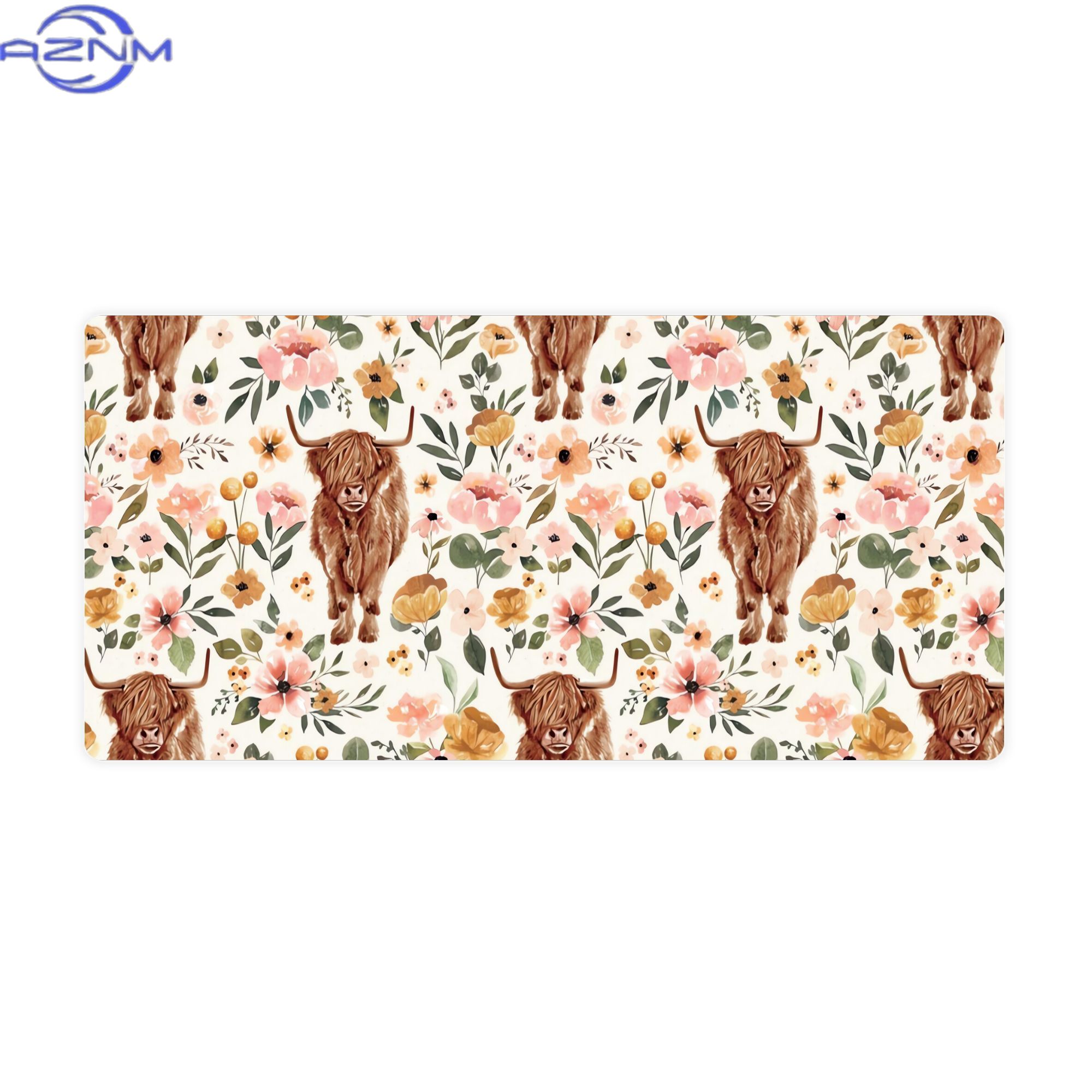 Cow Mat Rubber - Коврик для стола в стиле бохо