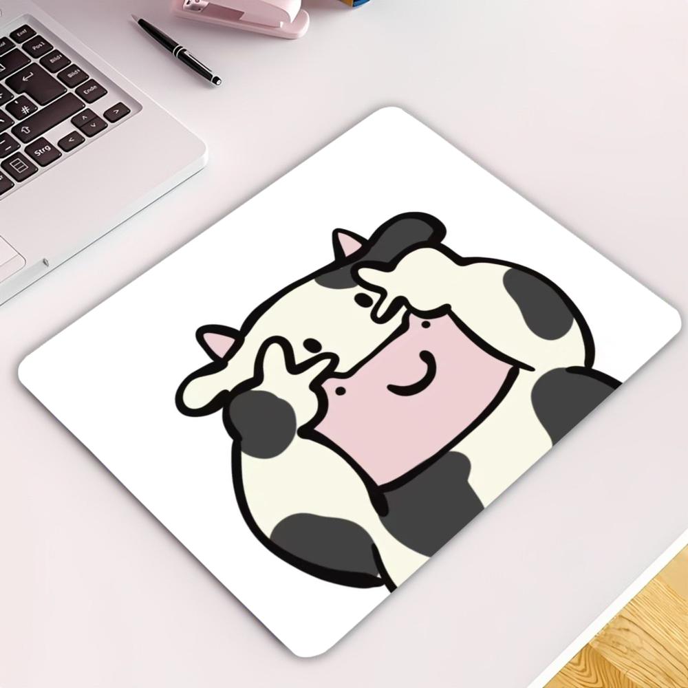 Cow Mat Rubber - Милый коврик для мыши с рисунком