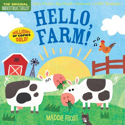 Farming Year - Детская книжка-картинка и книжка-игрушка Indestructibles: Hello,