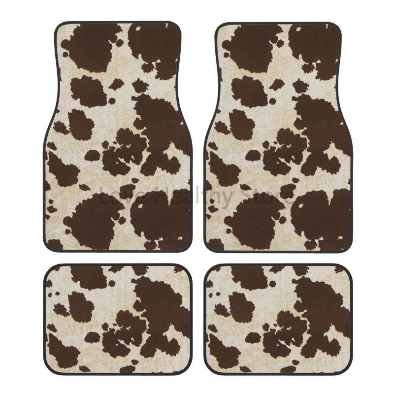 Cow Mat Rubber - Коровьи автомобильные коврики, набор из 4