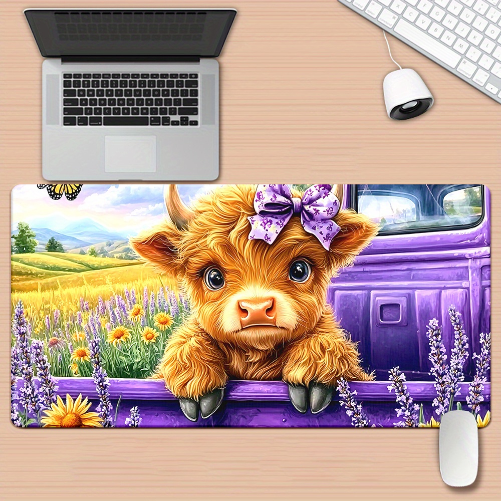 Милый коврик для стола с изобр – обзор и цена Cow Mat Rubber