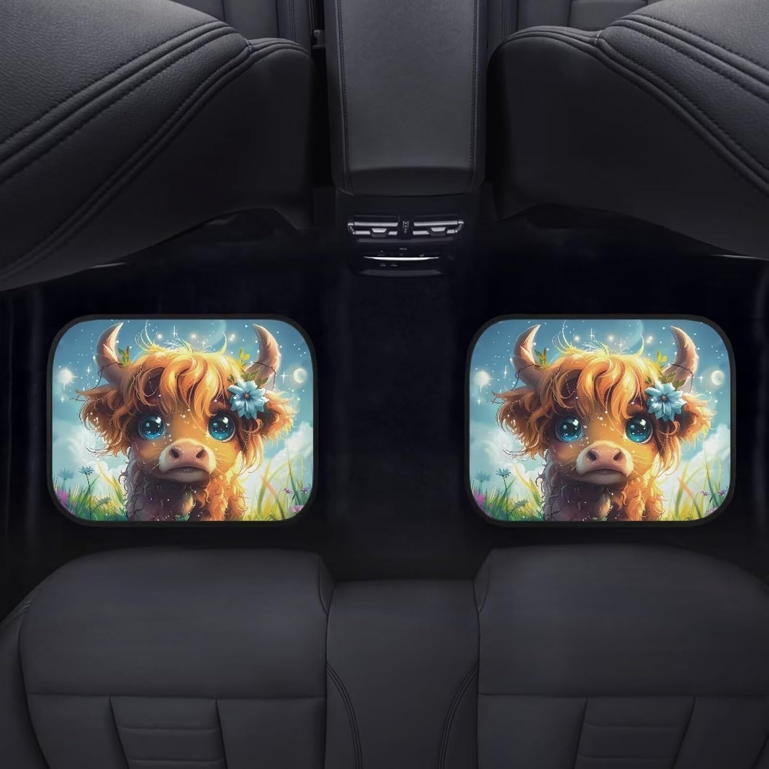 Симпатичные автомобильные ковр – обзор и цена Cow Mat Rubber